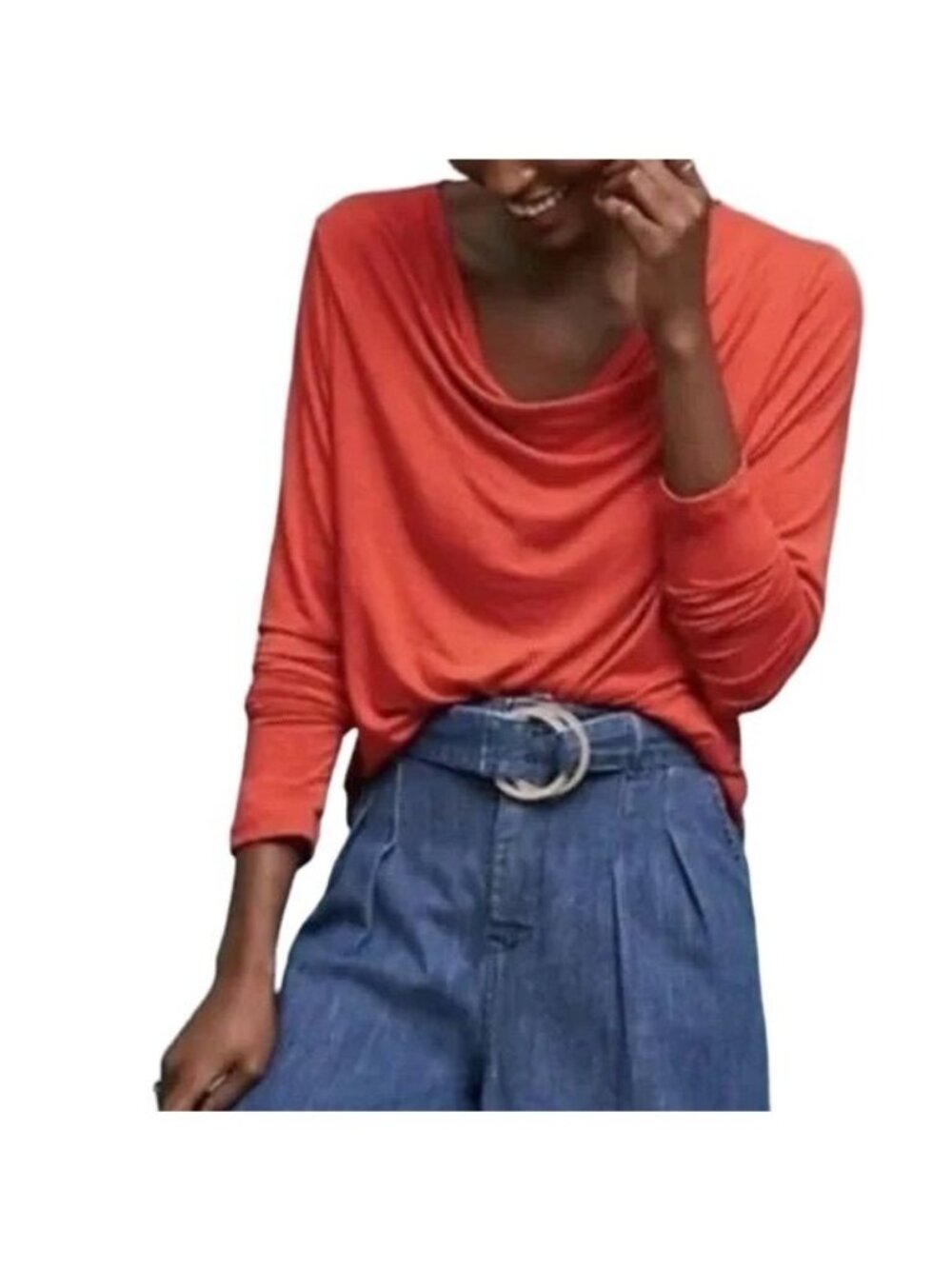 NWT Anthropologie Dolan Scoop Neck Top Size Small